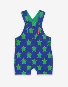 Bio-Baumwoll Kinder Latzhose mit Schildkröten-Druck