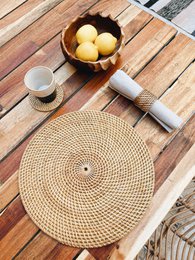 Lombok Rattan Coaster