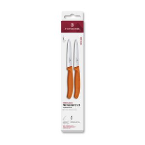 Victorinox Smooth + serrated peeling knife orange 10cm