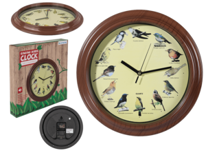 Wall Clock with bird sound,