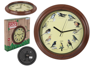Wall Clock with bird sound,
