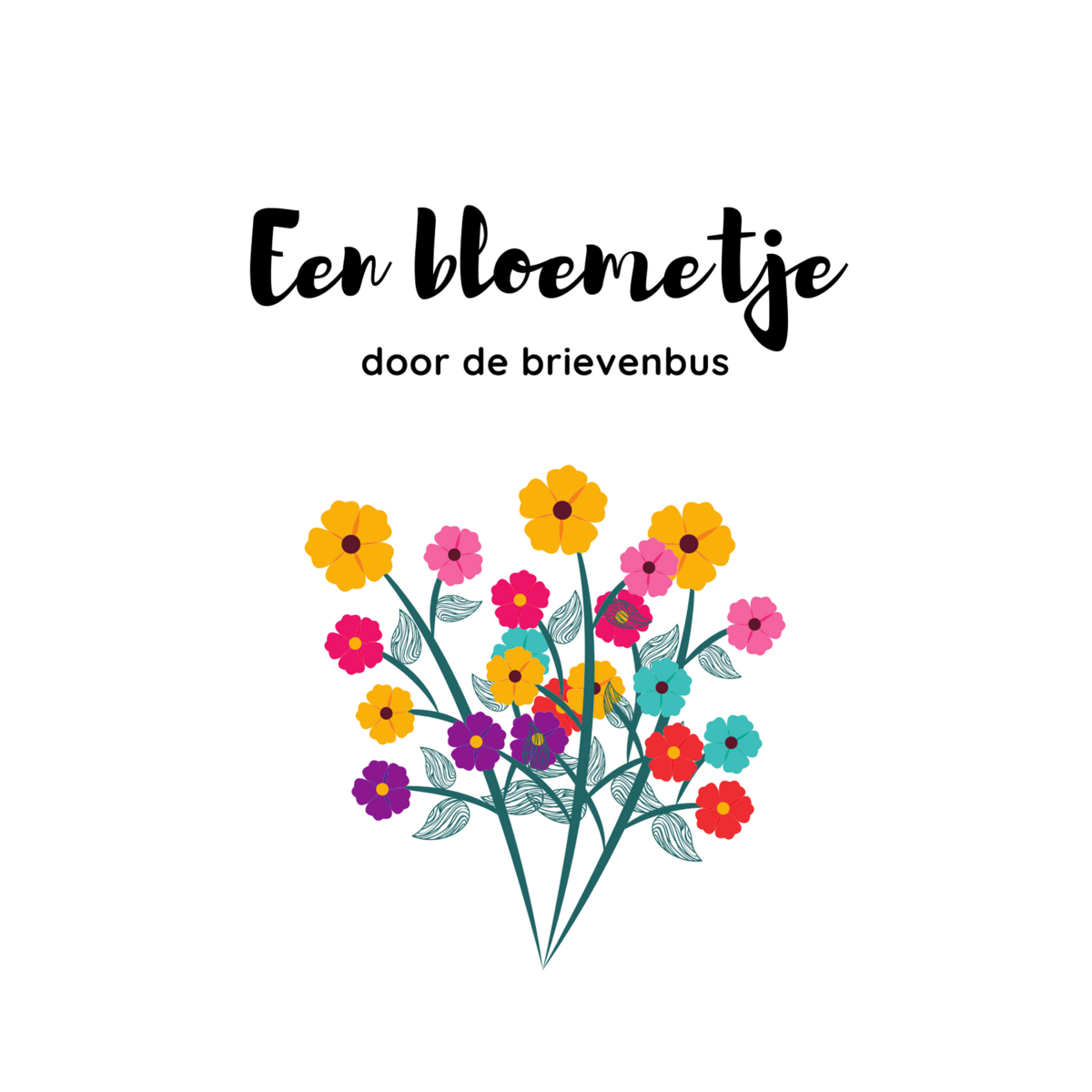 Eine Blume im Briefkasten