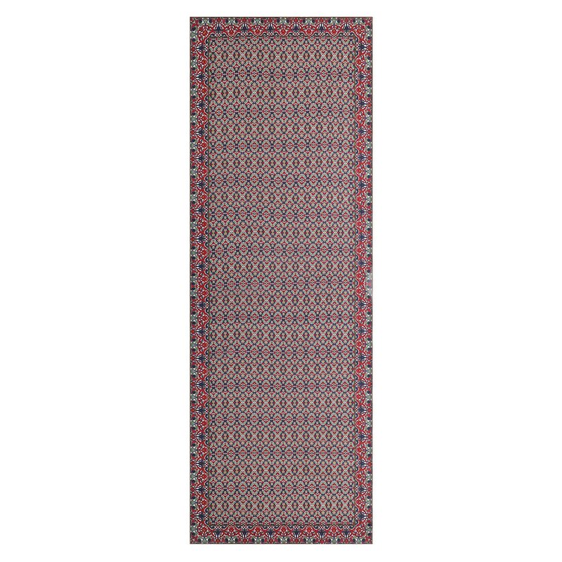 Burgundy silke tørklæde med geometrisk tryk sultana