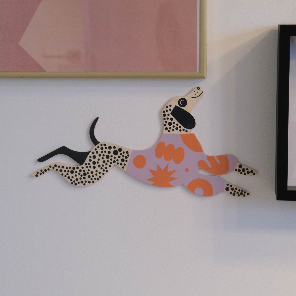 Pepper the Dalmatian dog – wooden wall decoration
