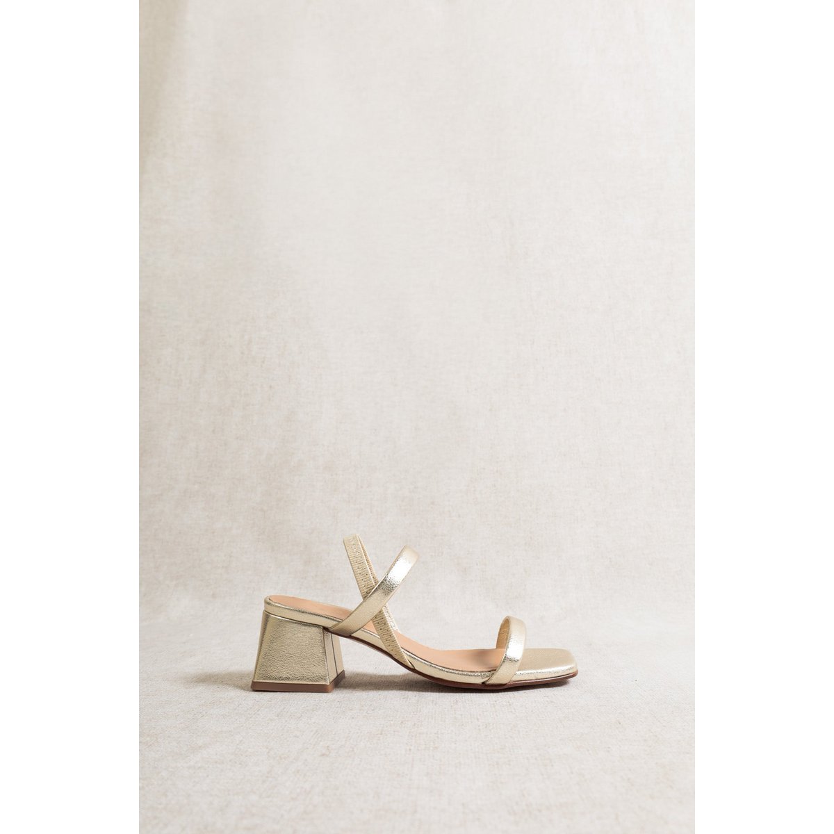 POPPY GOLD – Riemchensandale mit Absatz
