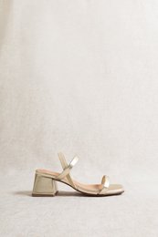 POPPY GOLD – Riemchensandale mit Absatz