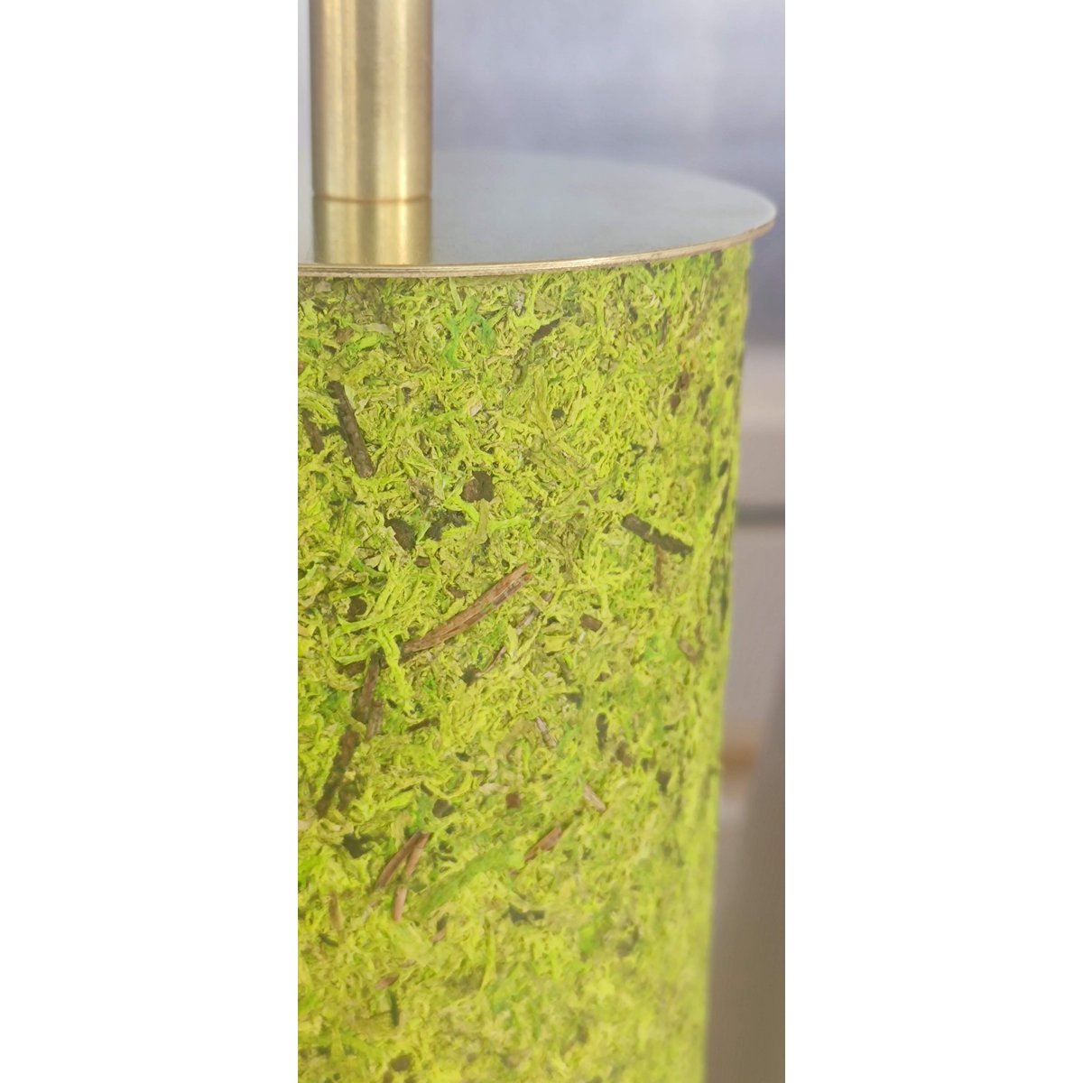 Green moss table lamp