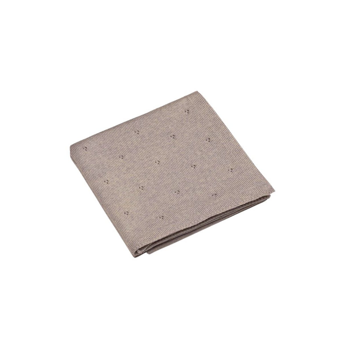 APOLLO Babydecke – 100 % Merinowolle – Taupe