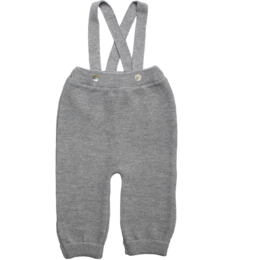 Smækshorts, gråmeleret, lavet af 100% fineste merinould