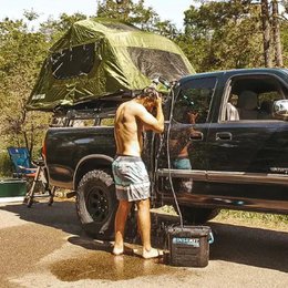 RINSEKIT PRO–Autonomous Portable Battery Shower–13, 3L