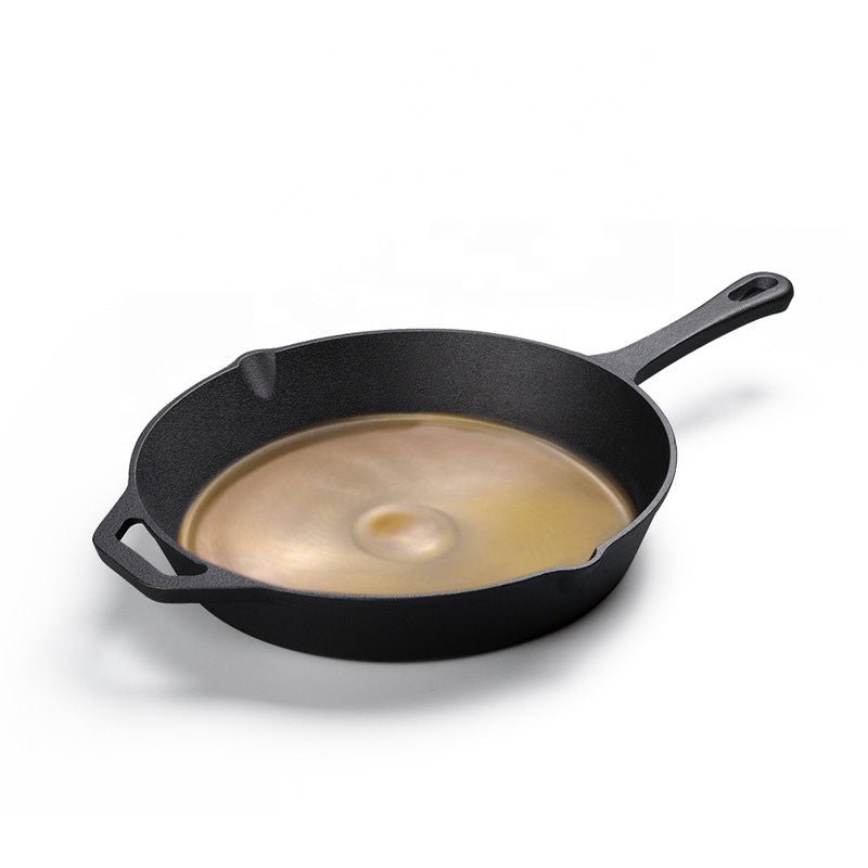 Polerede stegepande støbejern stegepander 25 & 30 cm - 2 stk