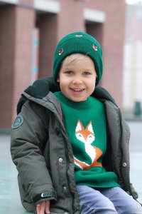 Sweter FOX - GRÜN