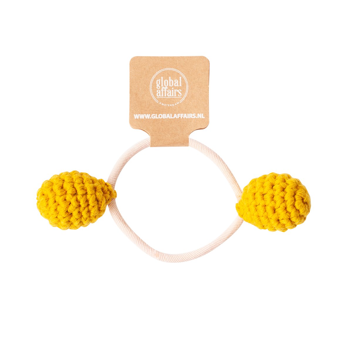 Élastiques Cheveux Boule Crochet Assortis 4 couleurs