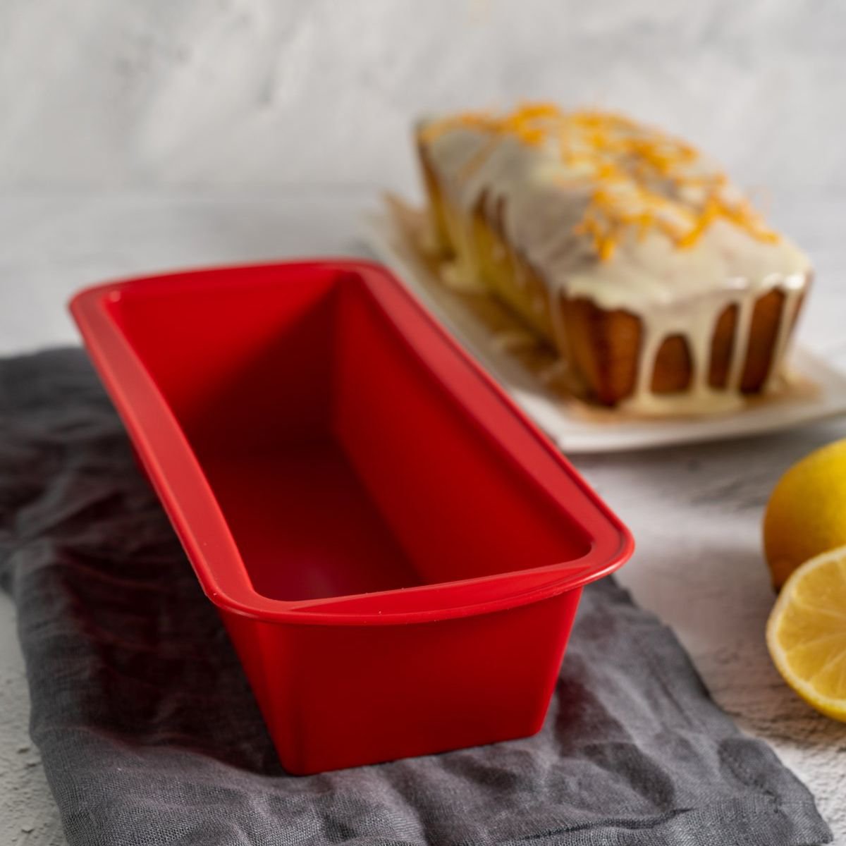 Molde Kougelhopf y molde para tartas de silicona roja Dr. Oetker Flexxibel Love