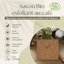 Bio-Kaffee-Peeling-Seife, Anti-Cellulite-Kreislaufstimulator für weiche und glatte Haut