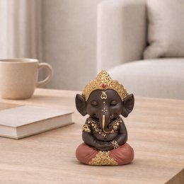 Statuette Ganesh 2 - Lucky charm - Zen and Feng Shui decoration - To create a relaxing and spiritual atmosphere - Gift idea