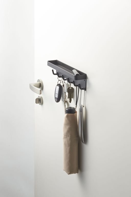 Yamazaki Smart Key Rack med bakke magnetisk