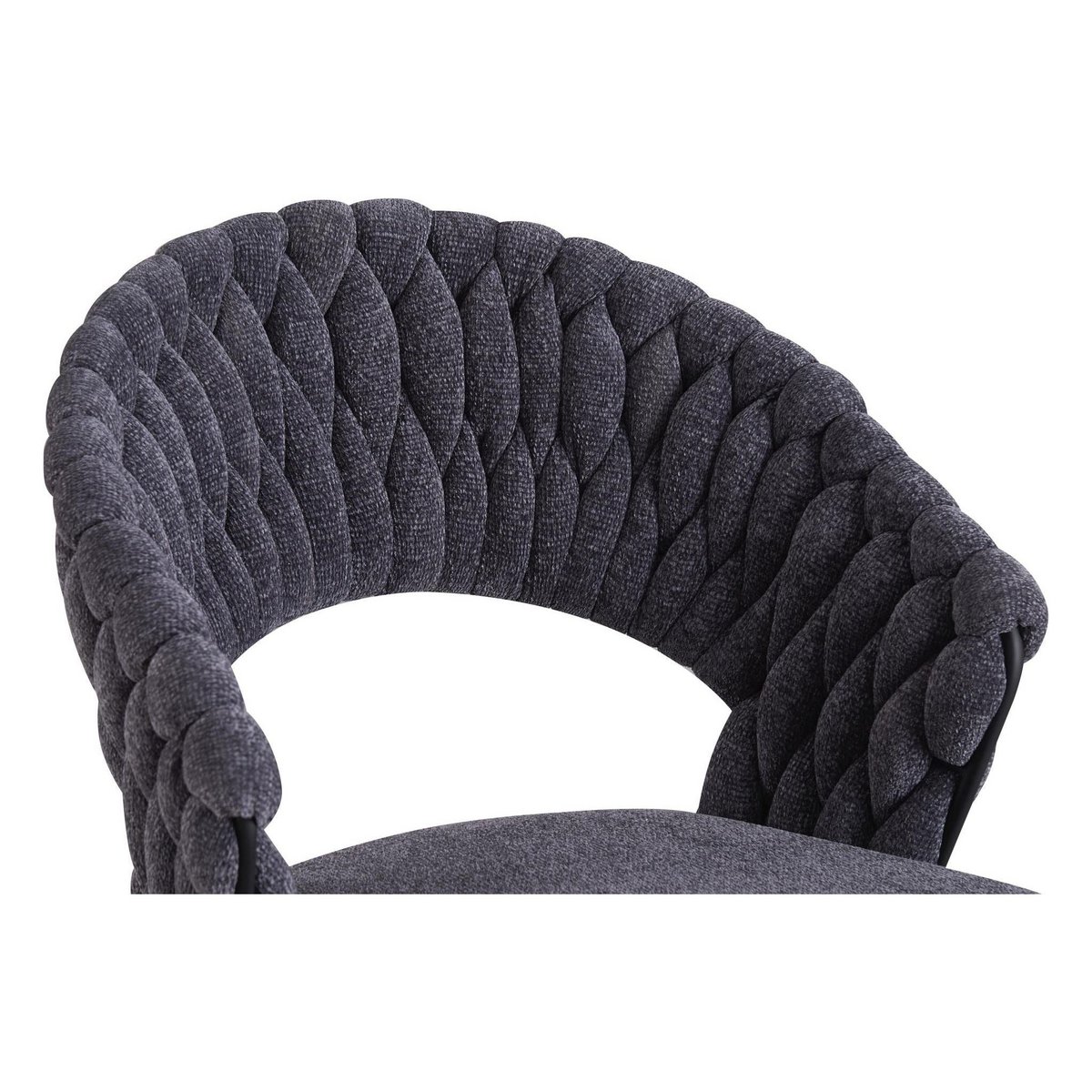Silla de comedor Onda Trenzada | Antracita