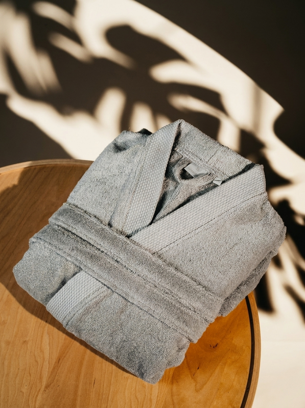Pamukia GOTS Organic Cotton Terry Bathrobe – Unisex | Essence Collection