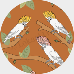 Cerchio da parete Colore Cacatua