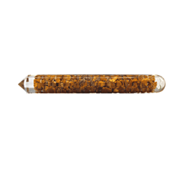 Orgonite Massage Wand 6 Facet Gele Agaat Binnenin