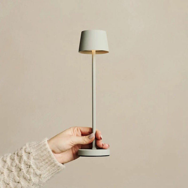 Vondel Mini Shadow Grå Trådløs Lampe