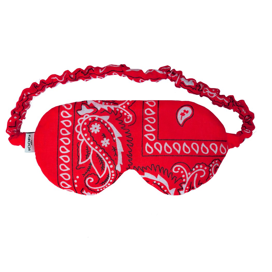 Hot & Cold Eye Mask - Red Bandana