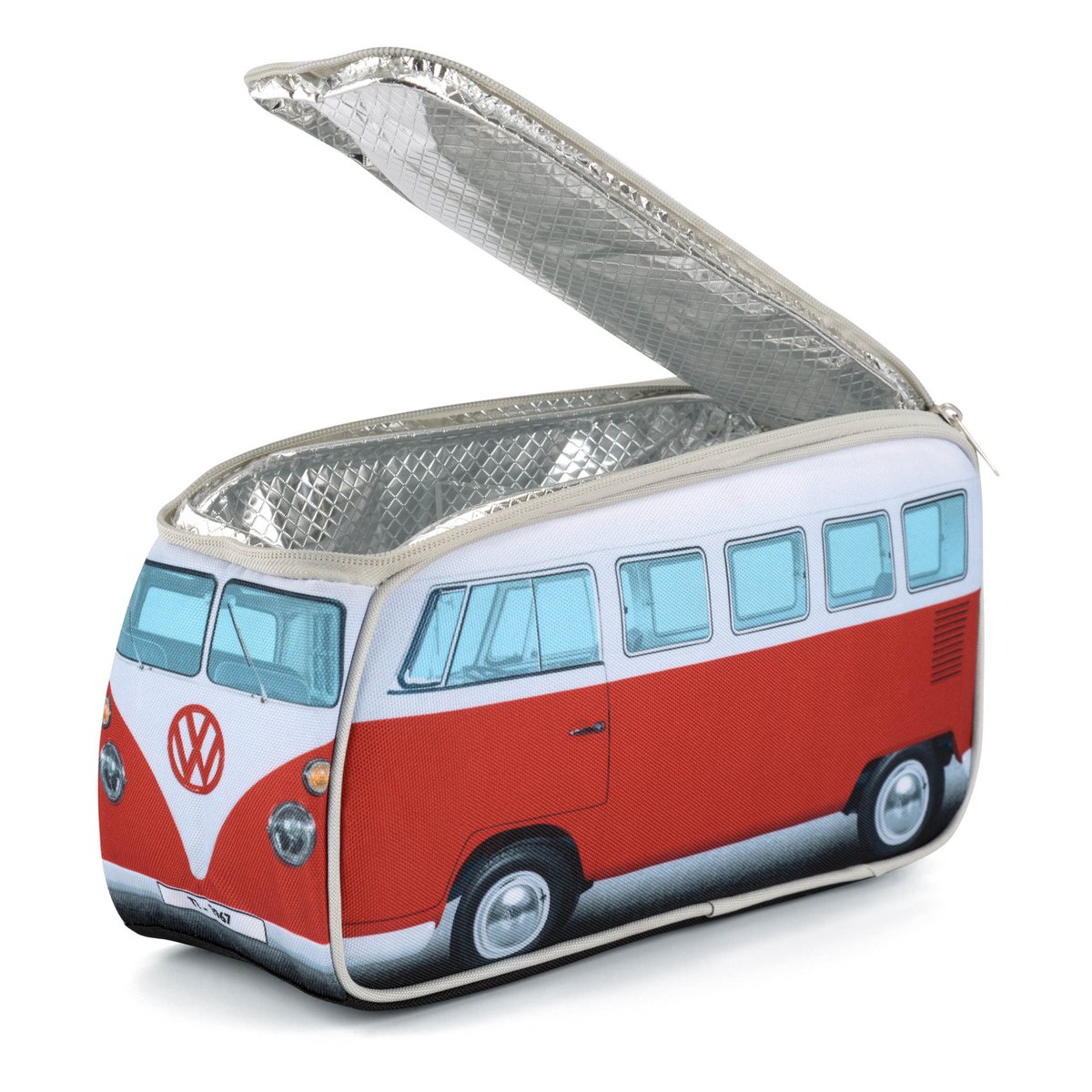 Volkswagen VW T1 Bus Lunch Bag - Front/Red