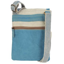 Sunsa skuldertaske til kvinder. Skuldertaske i maritim stil. Håndtaske i lærred. lille crossbody taske til kvinder.