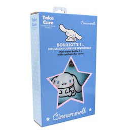 😍 Cinnamoroll, varmtvandsflaske, med låg, varmtvandsflaske til varmt terapi, varmt vand, gummi, koldt, vinter, barn, voksen