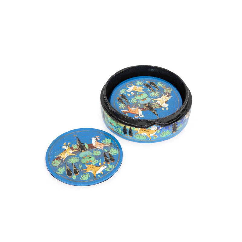 SET VAN 6 RONDE ONDERZETTERS HF