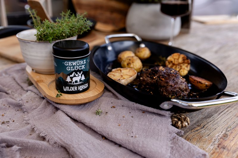 Gewürz-Glück Wild Deer Spice Mix – Vildt krydderi til vildtretter, stege og svamperetter