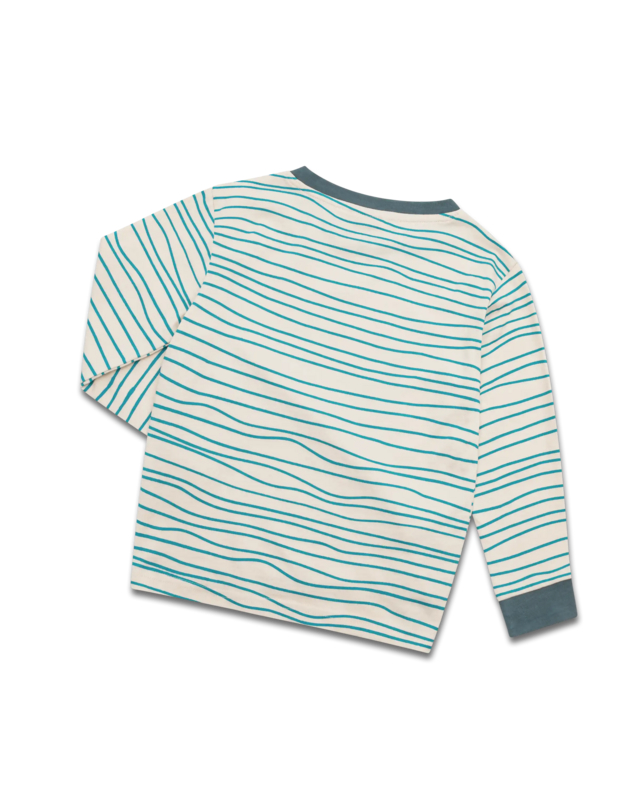 koaa – Peppa Wutz « Cozy Corner » – T-shirt à manches longues vert/beige