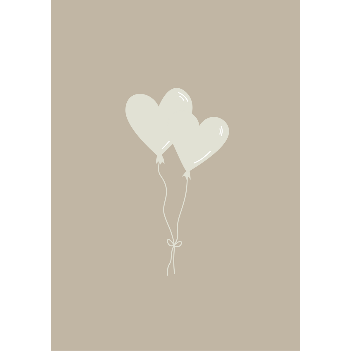 Greeting card | Balloons
