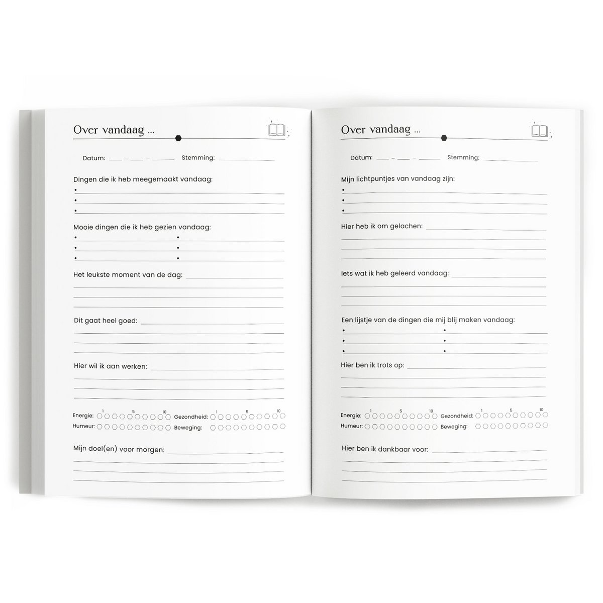 Fyllbooks chwila dziennie dziennik - Olive Green