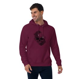 Sweat à capuche raglan biologique unisexe Roses