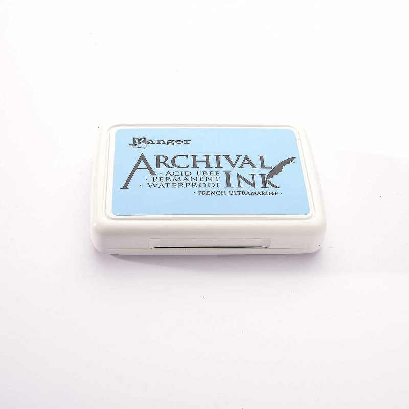 Almohadilla de tinta para sellos Ranger Archival - Fran...