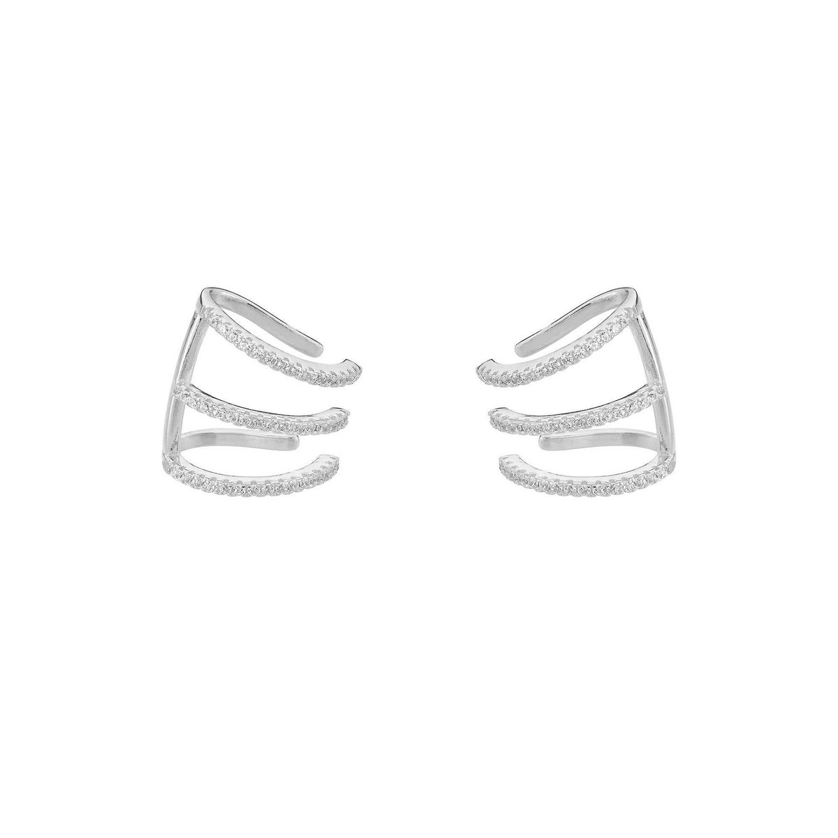 Earcuff con artiglio d'argento