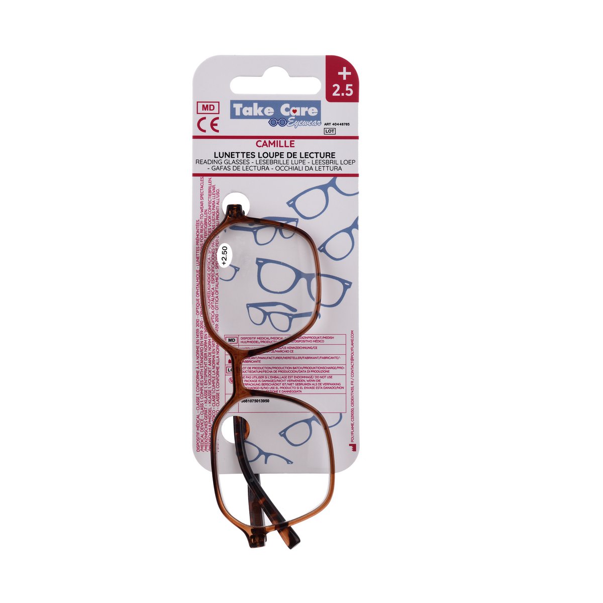 Reading glasses - Romane Brown and tortoiseshell +2.5