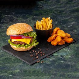 Serving Tray Stone Slate Rectangular 30x20 cm
