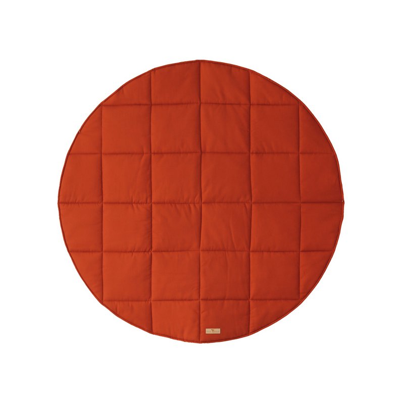 Ronde katoenen mat "Red Fox"