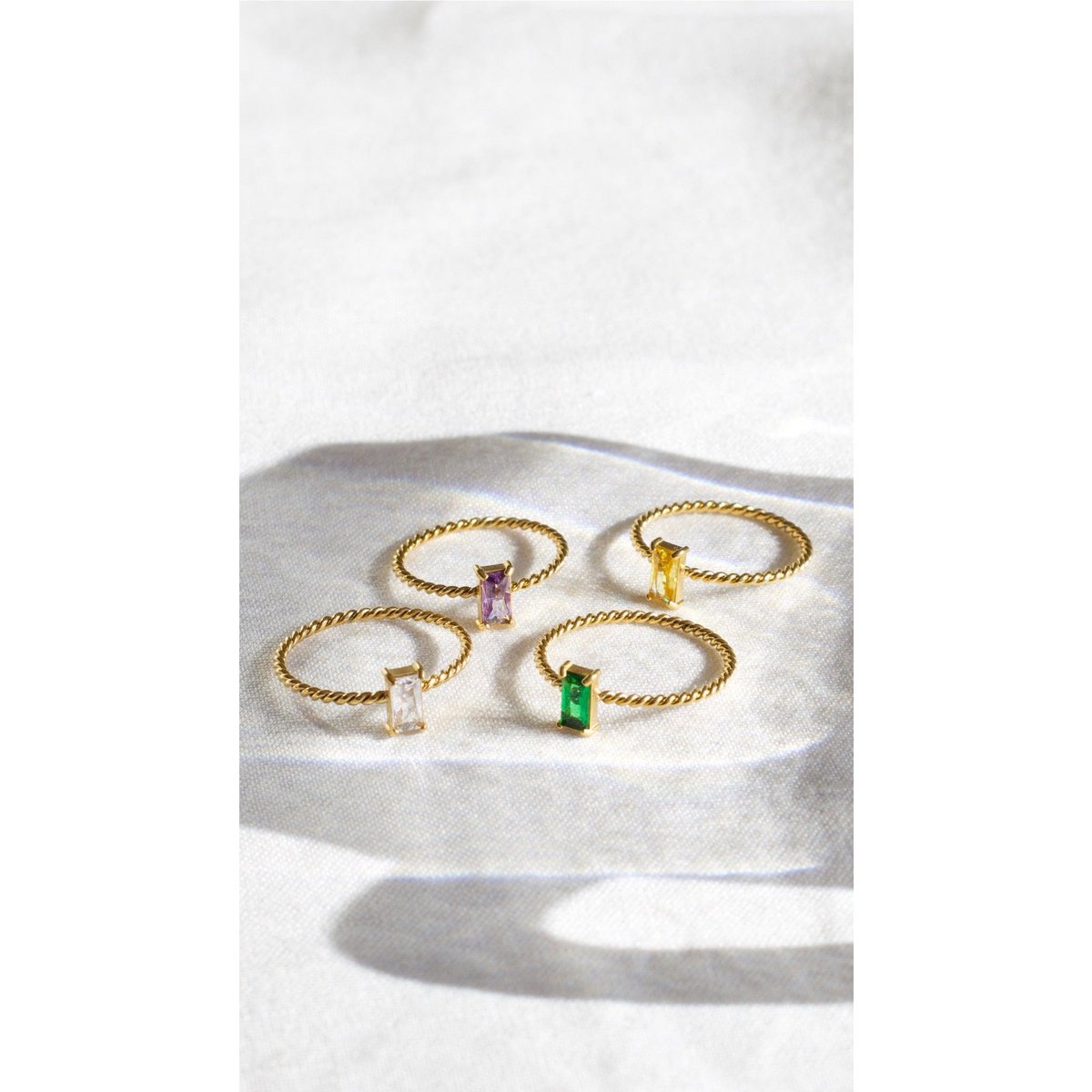 Corse - Dainty Zirconia flettede stableringe