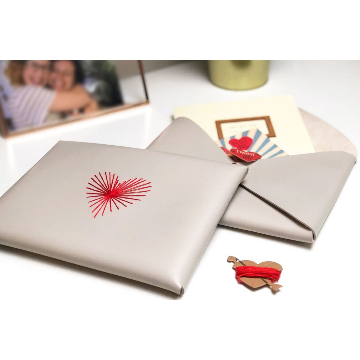 POCHETTE ENVELOPPE CŒUR COEUR