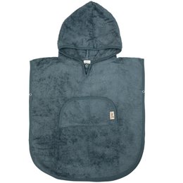 Poncho with V-neck