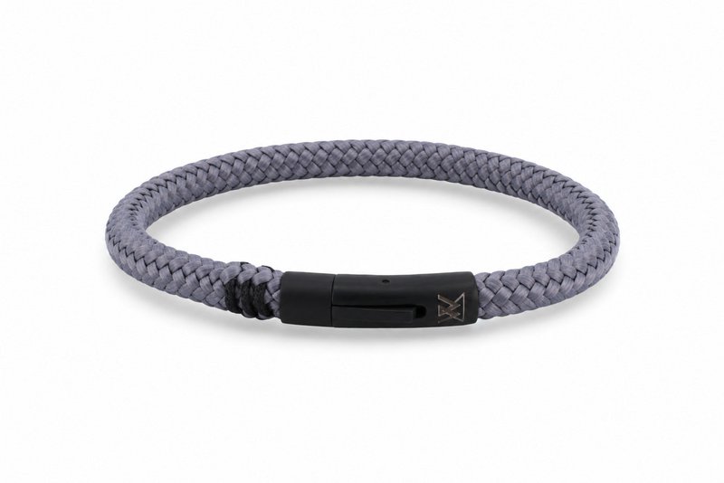 Seilarmband 6mm - Ruyter-Kollektion | Ausgabe schwarz