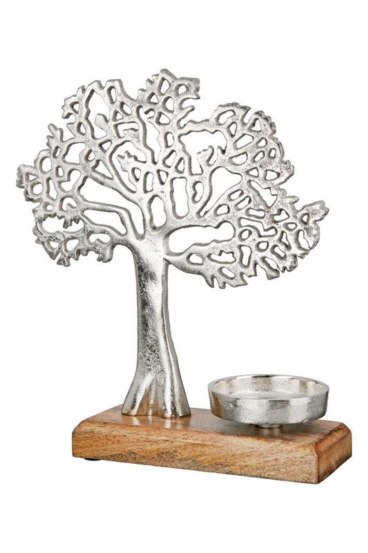 Fyrfadslysholder i aluminium "Tree" VE 2