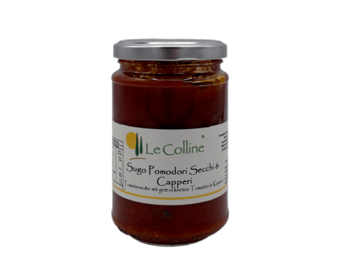 Tomatensoße mit sonnengetr. Tomaten und Kapern | 280g
