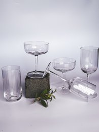 Coupe Cup "Lumi" Gray, 6 pcs.