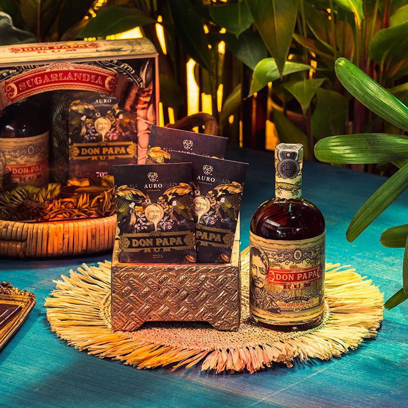 70% Chocolate Negro Infundido con Ron Don Papa