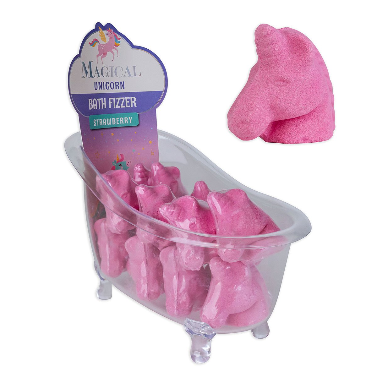 Badebombe unicornio mágico 60 g en einhornform